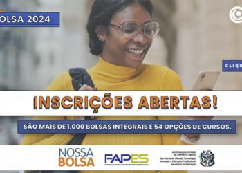 Interessados em fazer graduação? Está aberto inscrições do nossa bolsa no Espírito Santo