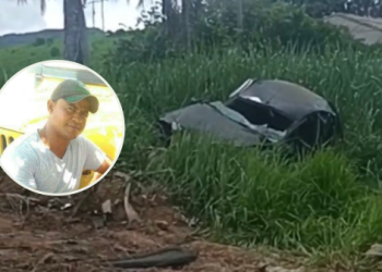Após capotamento de veículo em Ecoporanga homem morre e um fica ferido