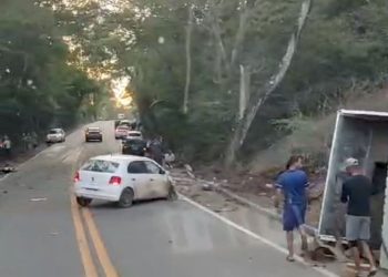 Acidente com morte na Serra da Brauna em Águia  Branca