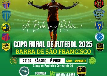 Neste sábado tem jogão de bola na Copa Rural 2025
