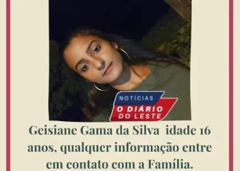 Família pede ajuda para encontrar jovem desaparecida em Água Doce do Norte
