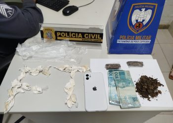 Apreensão de drogas no bairro Irmãos Fernandes