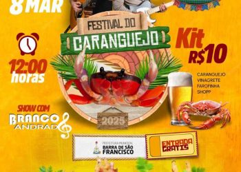 Acontece neste sábado (08) Festival do caranguejo no “Forró da Poeira”