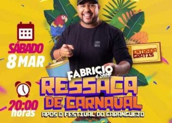 Neste sábado 8 de março tem ressaca do carnaval 2025 no “Forró da Poeira”