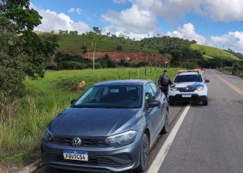 Polícia recupera veículo furtado em Vitória e abandonado em Barra de São Francisco