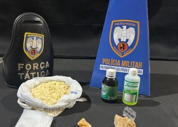 4 suspeitos detidos e grande quantidade de crack apreendido no interior de Águia Branca