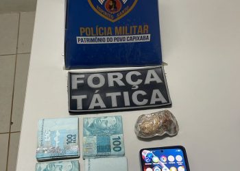 Homem é Detido com 52g de Crack e R$ 7 Mil em Dinheiro na Zona Rural de Barra de São Francisco