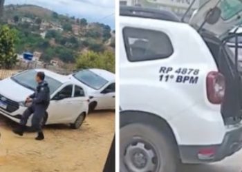 Confronto com a PM deixa suspeito ferido e outro preso no bairro Colina, em Barra de São Francisco