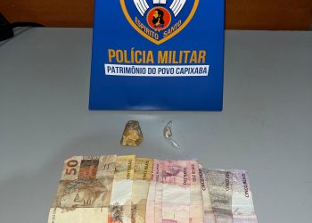 PMES apreende crack e dinheiro durante patrulhamento no bairro Colina