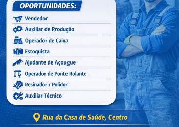 Comércio tem vagas, mas falta mão de obra em Barra de São Francisco