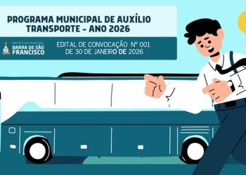 Prefeitura de Barra de São Francisco convoca interessados para o Programa Municipal de Auxílio Transporte 2026