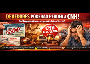 Dívidas podem levar à suspensão da CNH no Brasil