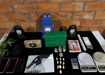 Militares do 11º BPM apreendem drogas, arma de fogo e prendem suspeitos em Água Doce do Norte
