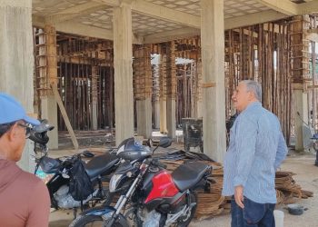 Obra do terminal rodoviário ganha força e avança em Barra de São Francisco