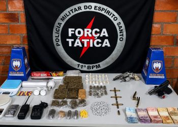 Operação da PM desarticula ponto de tráfico em Água Doce do Norte