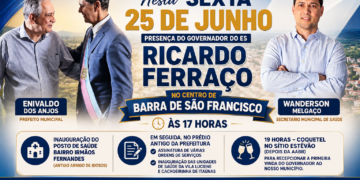 Governador Ricardo Ferraço visita município e participa de inaugurações e anúncios de novos investimentos nesta sexta-feira