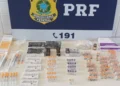 Casal é preso na BR-101 com R$ 20 mil em medicamentos ilegais trazidos do Paraguai