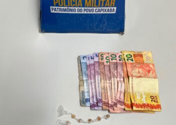 Patrulhamento atento da Polícia Militar resulta em apreensão de drogas no bairro Colina, em Barra de São Francisco