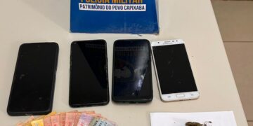 Homem é preso com drogas, dinheiro e celulares durante ação da Polícia Militar em Barra de São Francisco