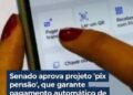 Pix Pensão: Senado aprova desconto automático em conta para quem atrasa pensão alimentícia