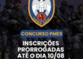 PMES prorroga inscrições para concurso com 1.008 vagas