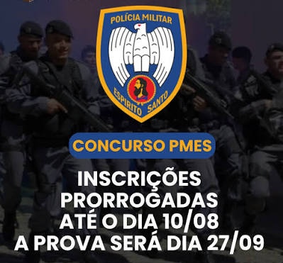 PMES prorroga inscrições para concurso com 1.008 vagas