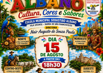 “Cultura,cores e sabores”: Escola Sebastião Albano prepara uma noite especial de cultura e tradição em Barra de São Francisco