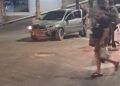 Colisão entre motocicleta e carro mobiliza Polícia Militar e equipe de resgate no Centro de Barra de São Francisco